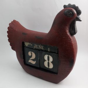 Galinha Calendário vintage