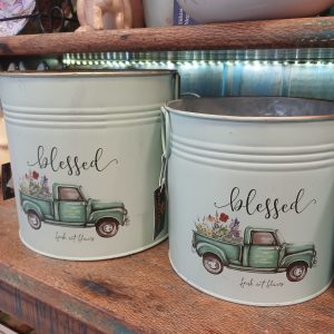 Conjunto de 4 latas vintage decorativas