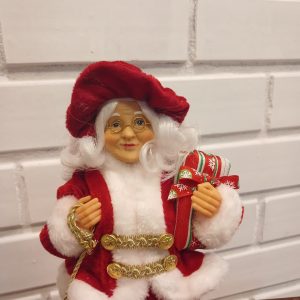 Mamãe Noel decorativa - 30 cm