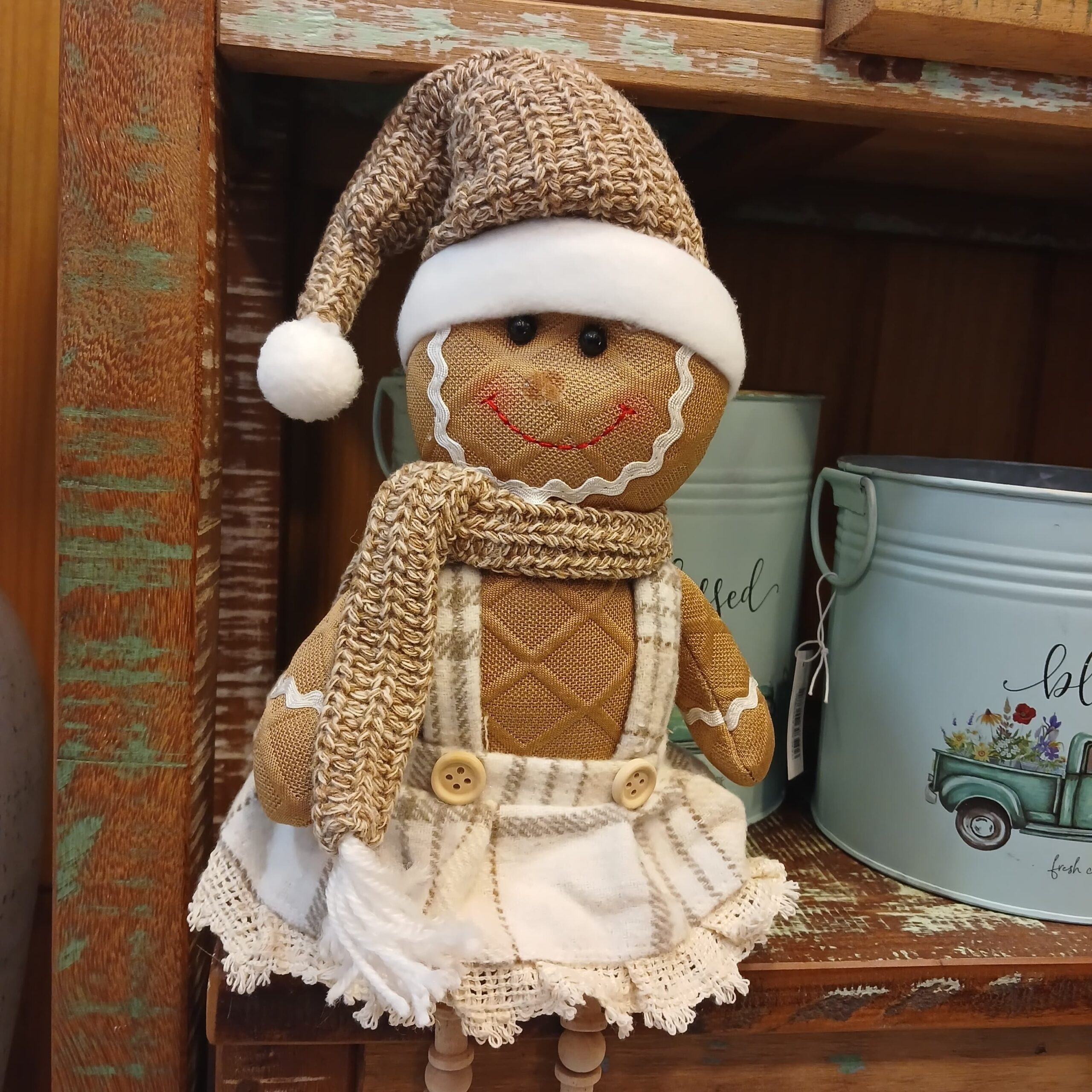 Boneco decorativo ginger natalino - 42 cm - Imagem 2