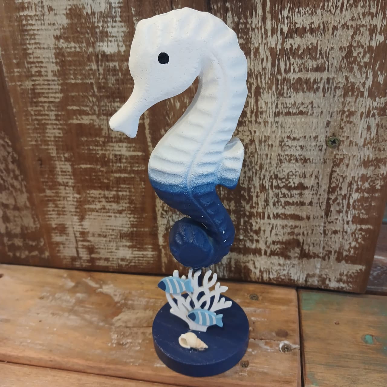 Cavalo Marinho no pedestal 20 CM