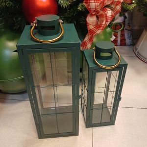 Conjunto lanternas natalinas Verde