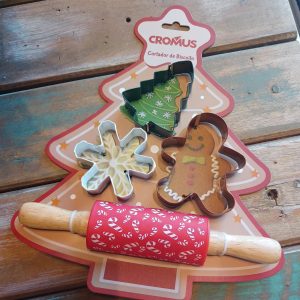 Kit Cortador de biscoitos natalinos