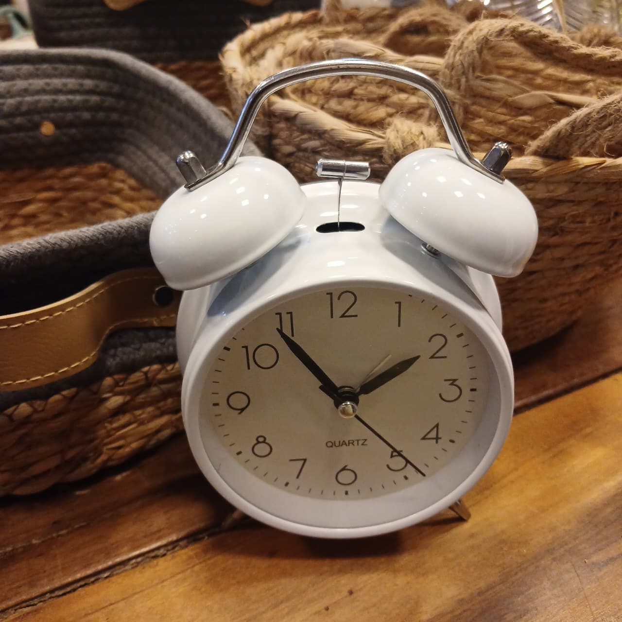 Relógio de mesa vintage despertador